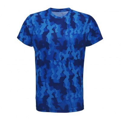 Tempest Tour Royal Blue Mens Camo T